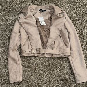Women's Tan Suede Jacket